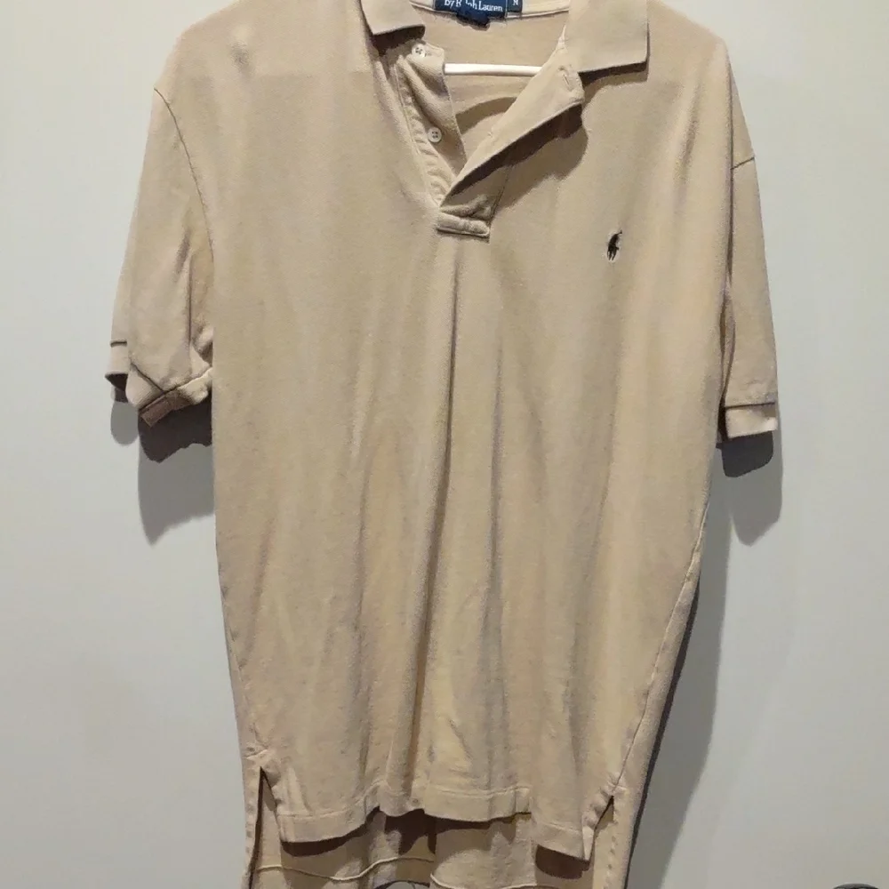 Ralph Lauren Brown, Tan Polo Shirt, Short Sleeve, Medium